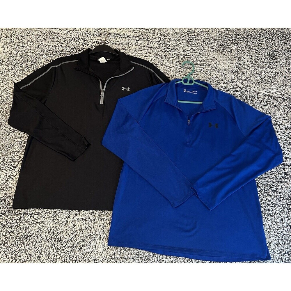 Under Armour Men’s 1/4 Zip Athletic Pullovers Large
